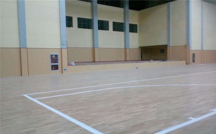 學校運動籃球地板雙層龍骨結構